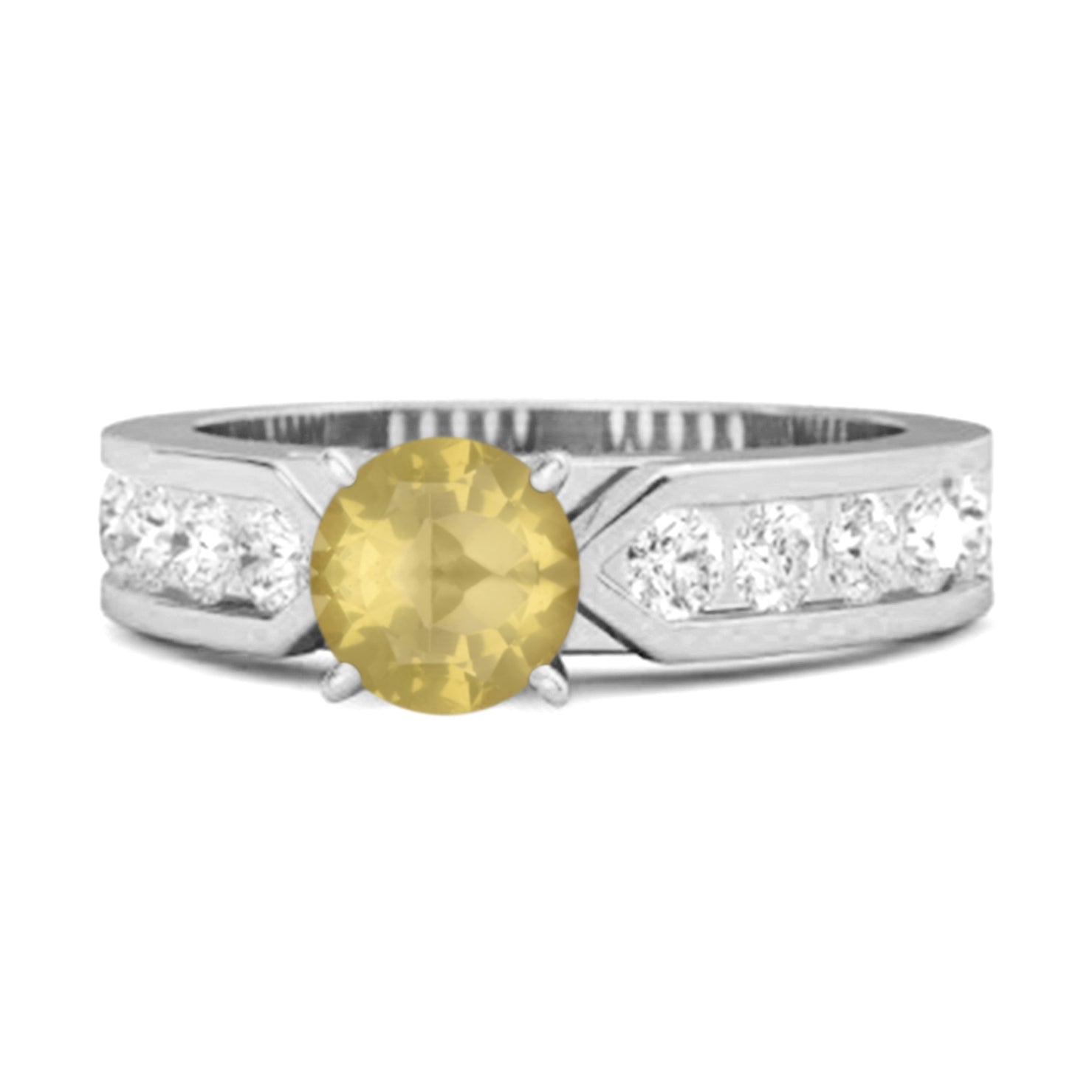 Lemonquartz ring