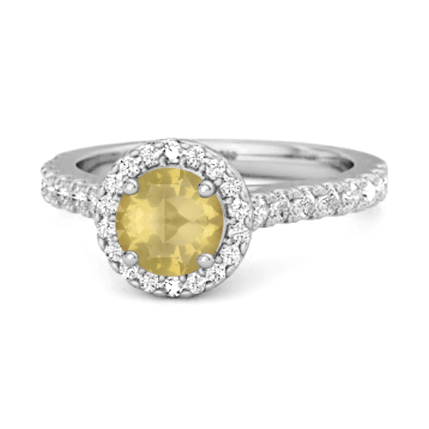 Lemonquartz ring