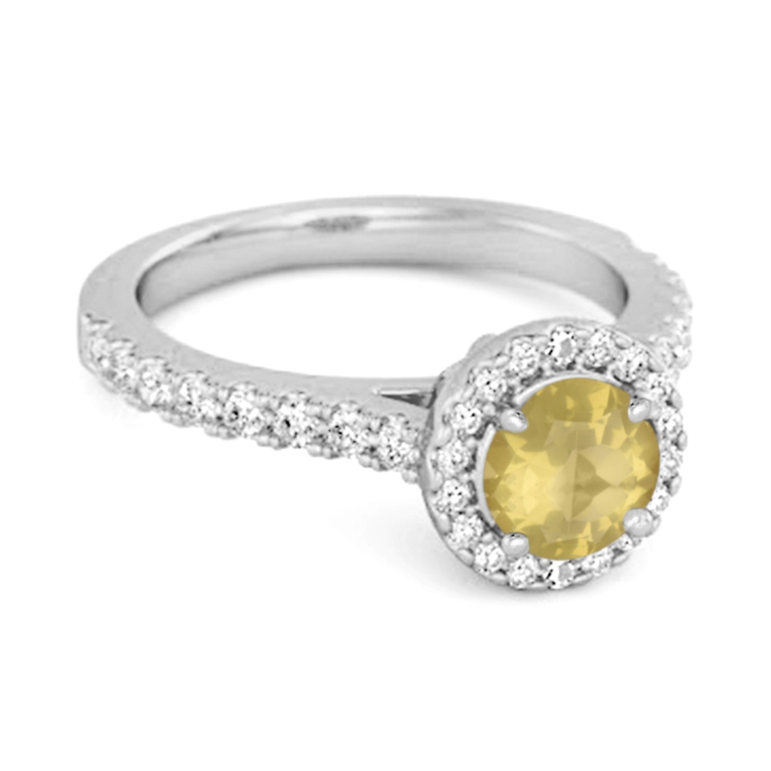 Lemonquartz ring