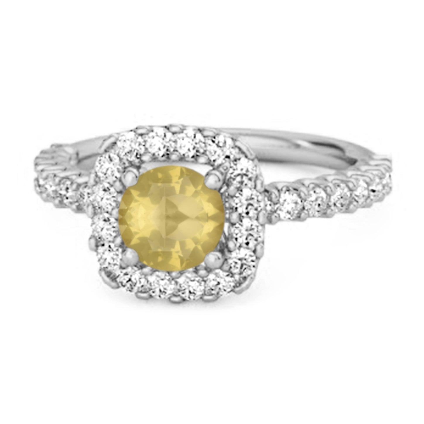 Lemonquartz ring