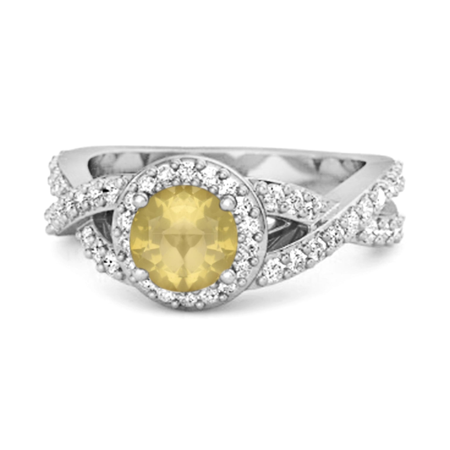Lemonquartz ring