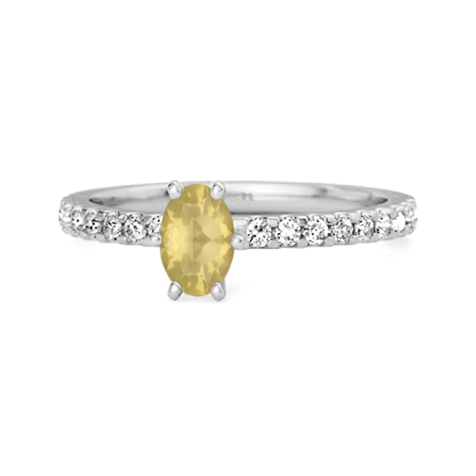 Lemonquartz ring