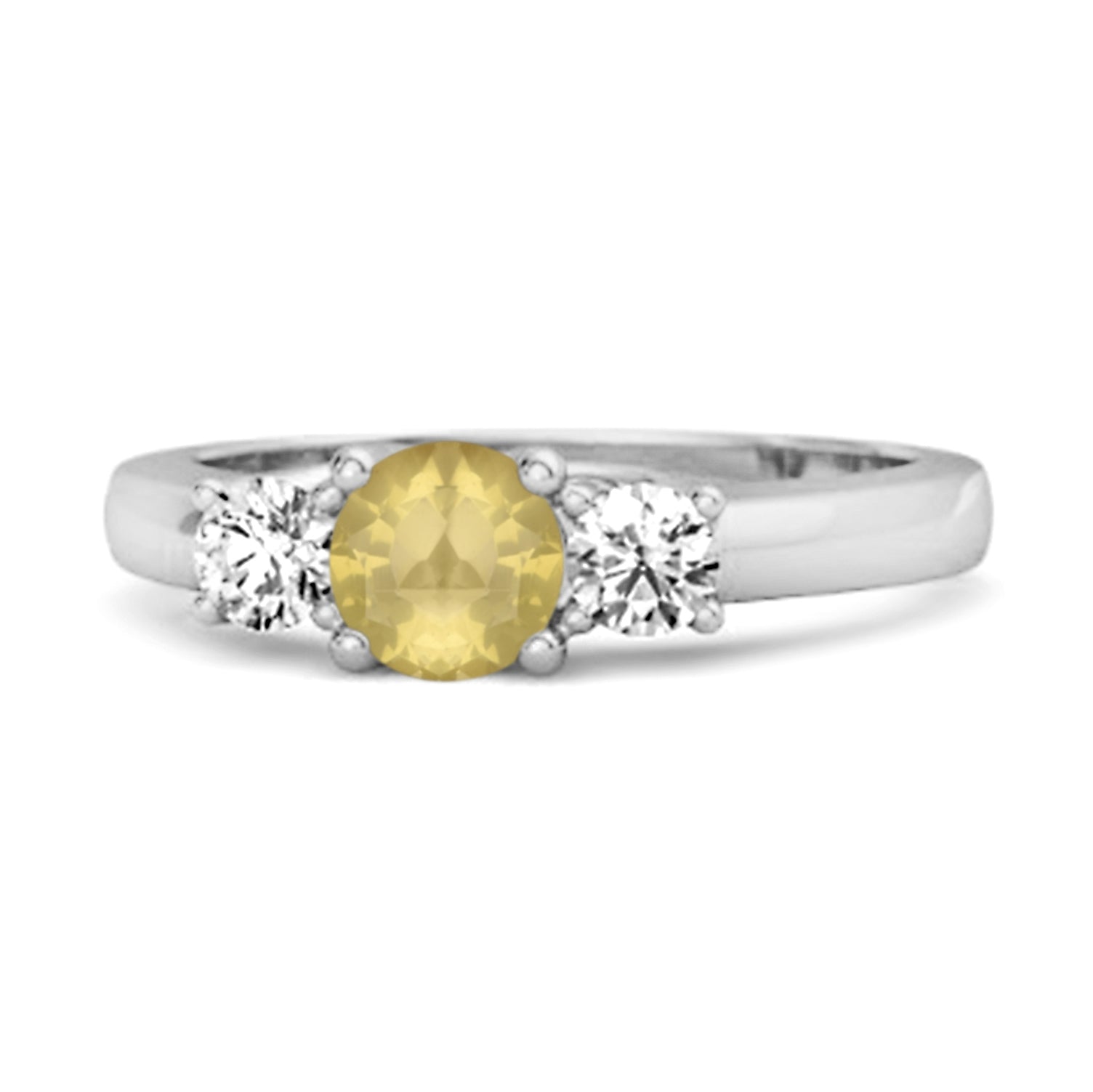 Lemonquartz ring