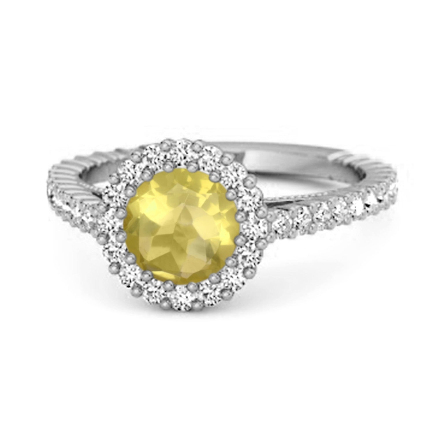 Lemonquartz ring