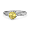 Lemonquartz ring