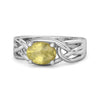 Lemonquartz ring