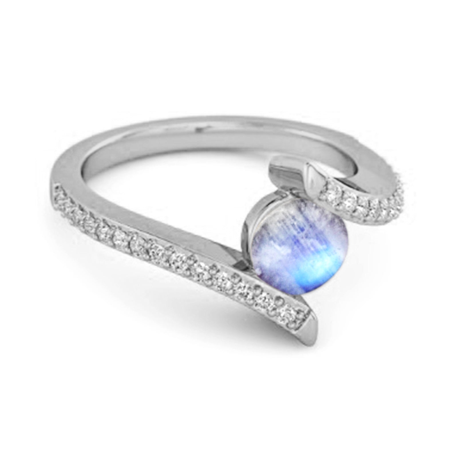 Moonstone ring