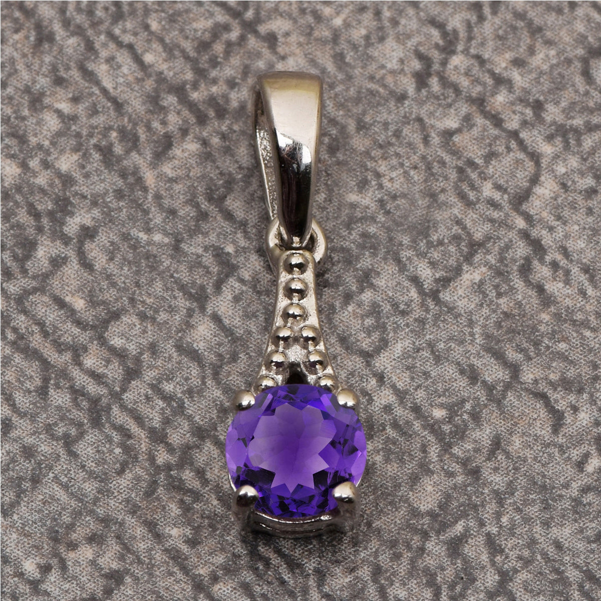 Tiny Drop Multi Choice Gemstone Pendant