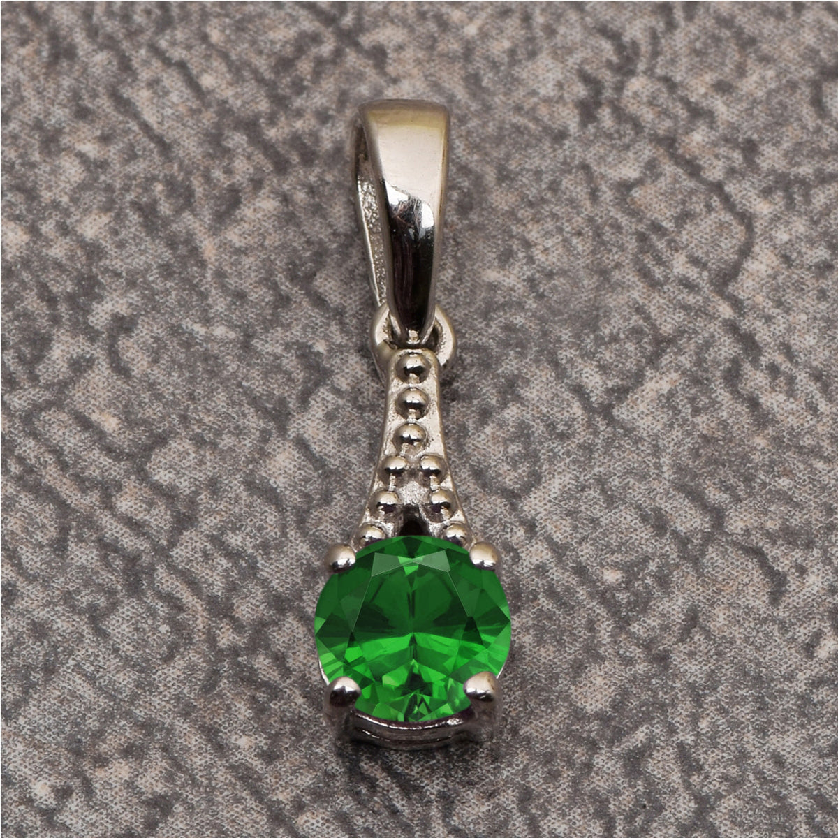 Tiny Drop Multi Choice Gemstone Pendant