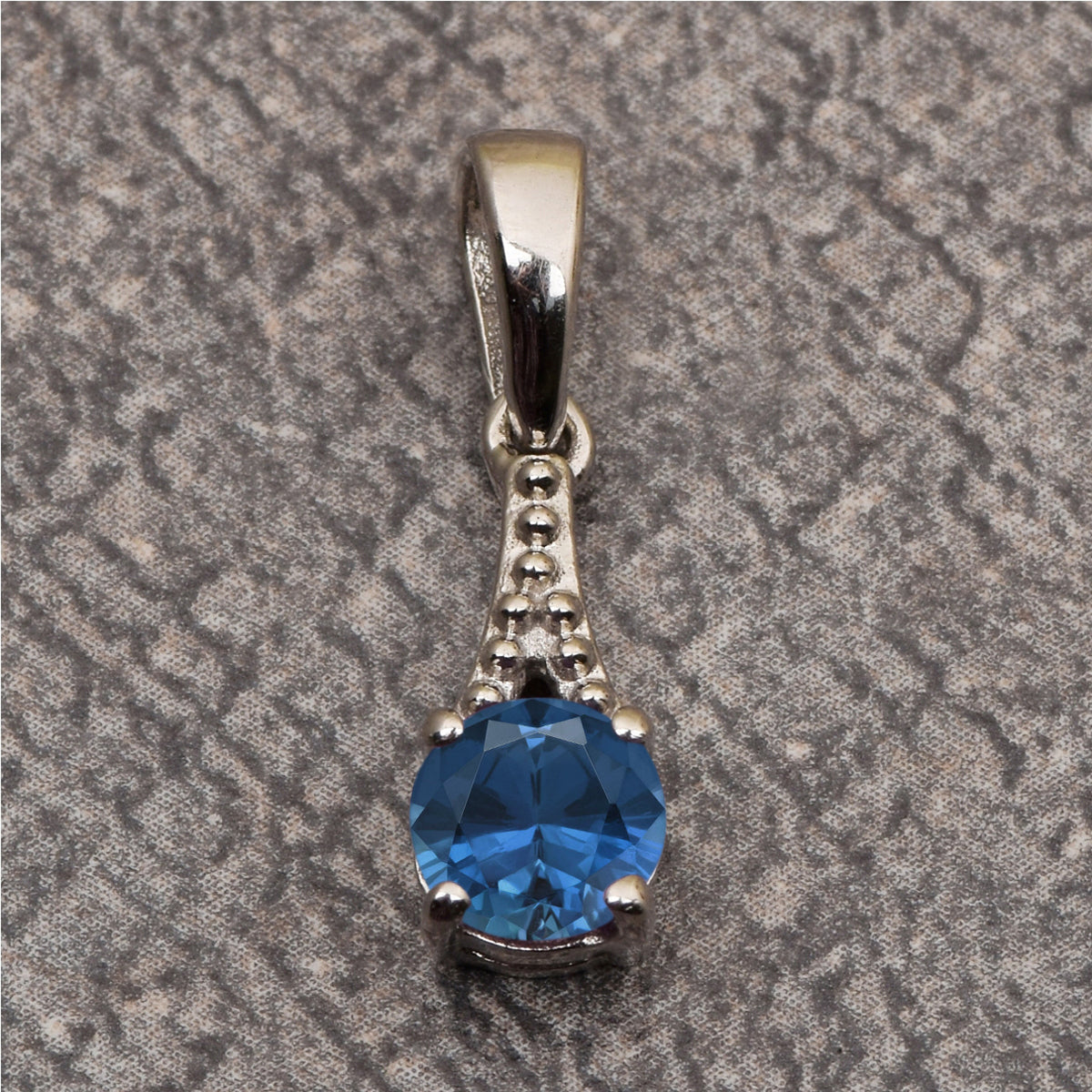 Tiny Drop Multi Choice Gemstone Pendant