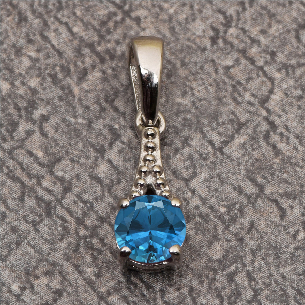 Tiny Drop Multi Choice Gemstone Pendant