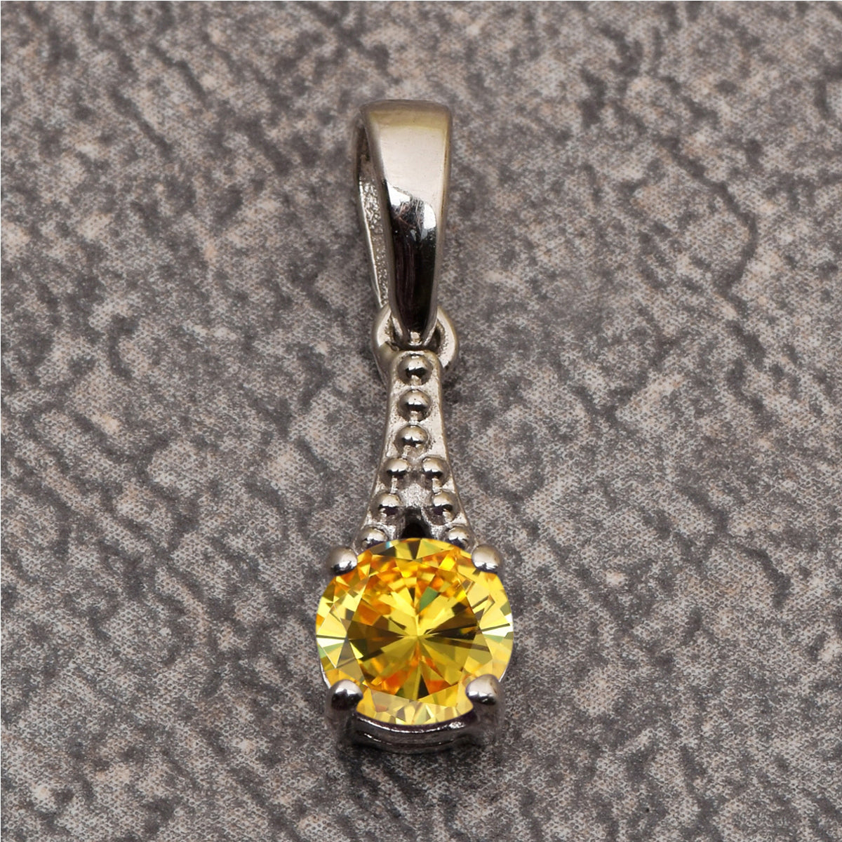 Tiny Drop Multi Choice Gemstone Pendant