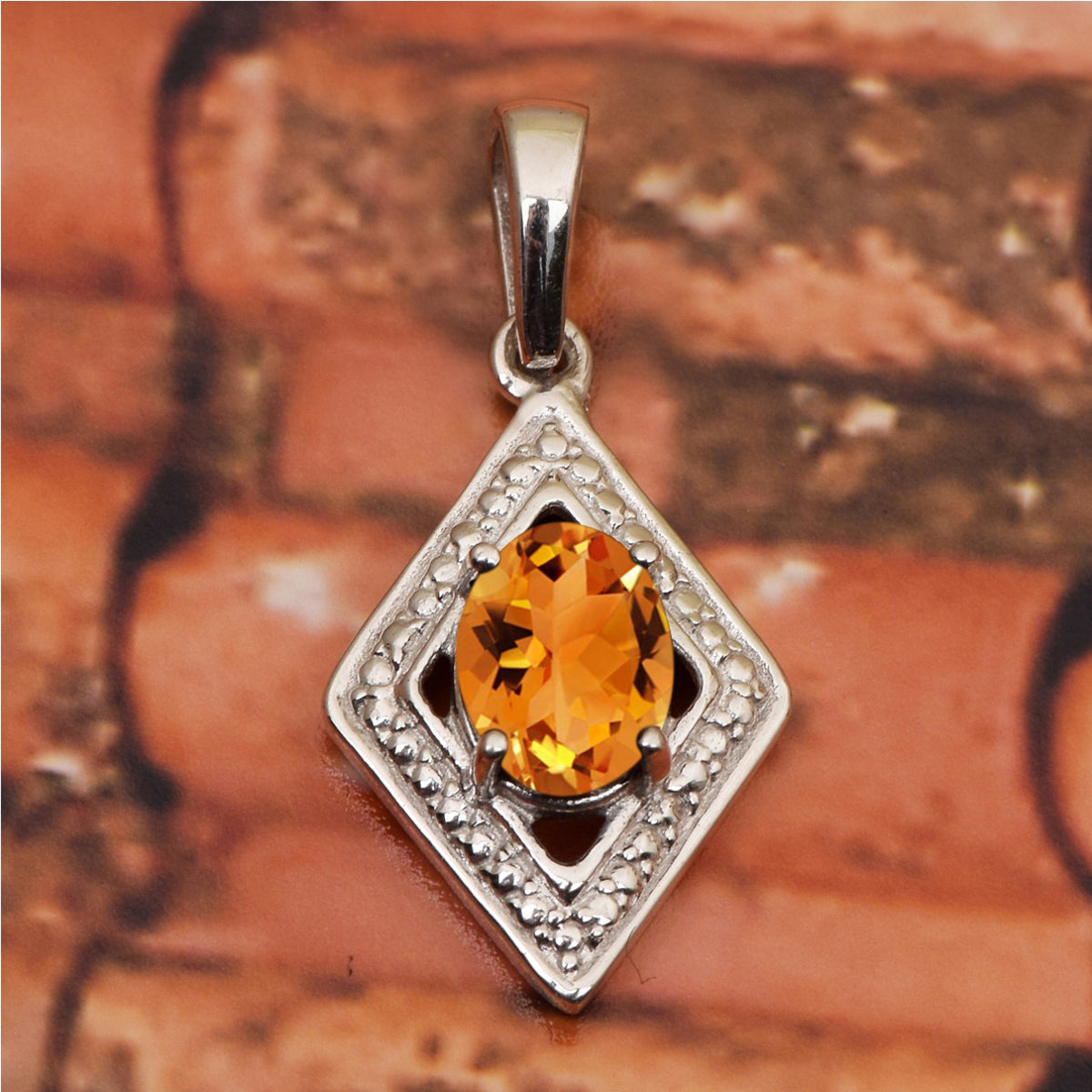 Celtic Style Multi Choice Gemstone Pendant