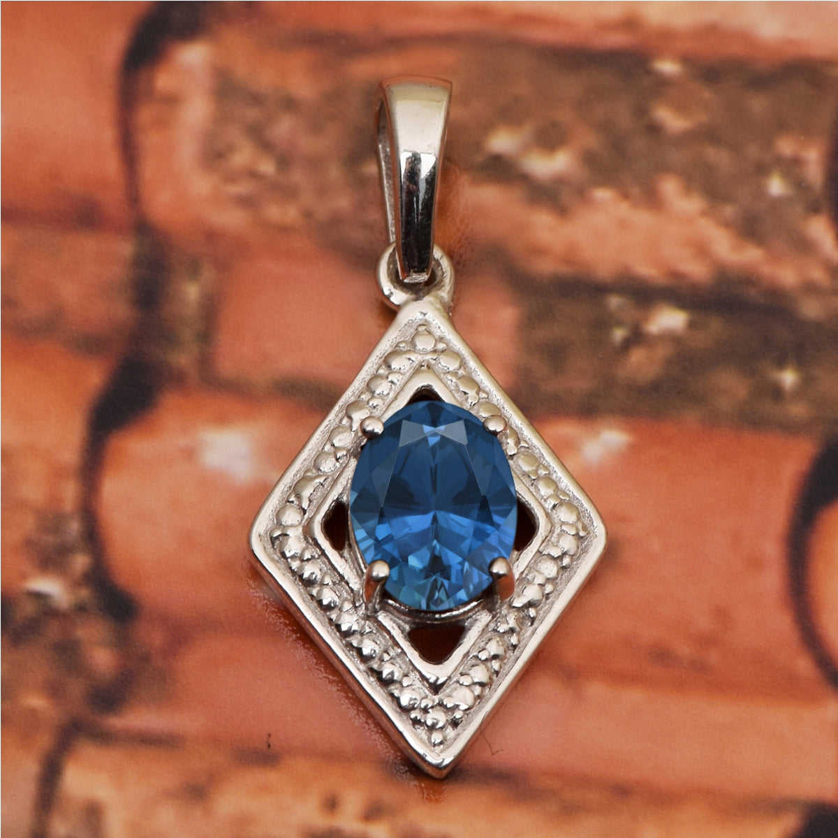 Celtic Style Multi Choice Gemstone Pendant