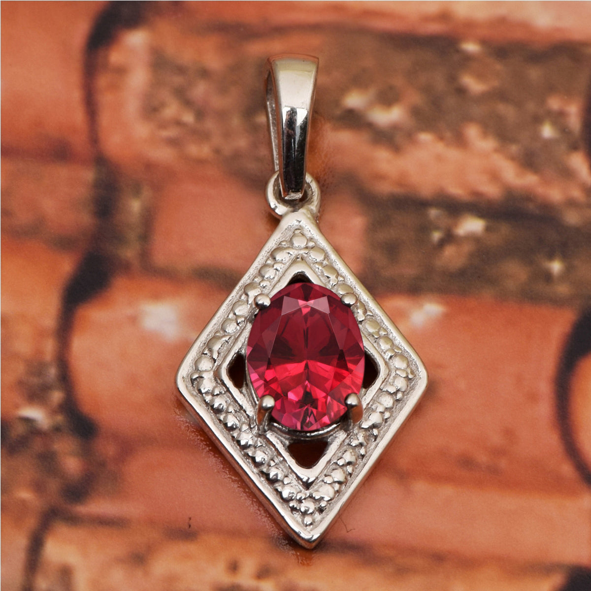 Celtic Style Multi Choice Gemstone Pendant