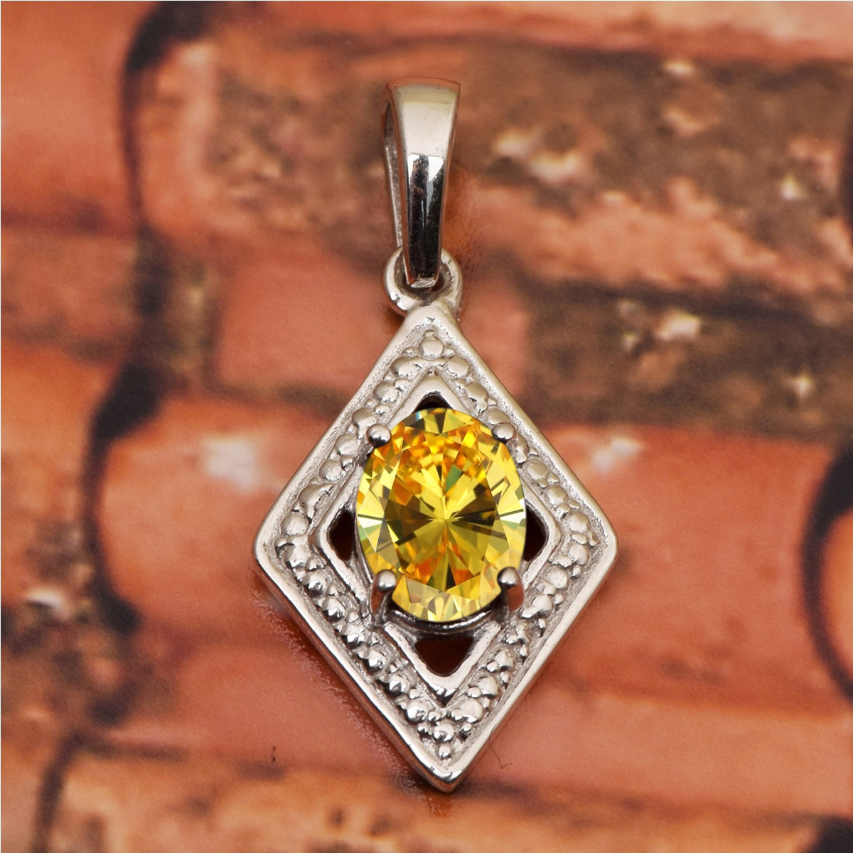 Celtic Style Multi Choice Gemstone Pendant