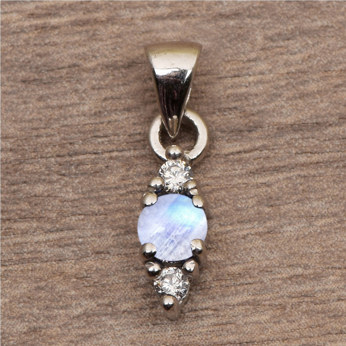 Three Stone Multi Choice Gemstone Pendant