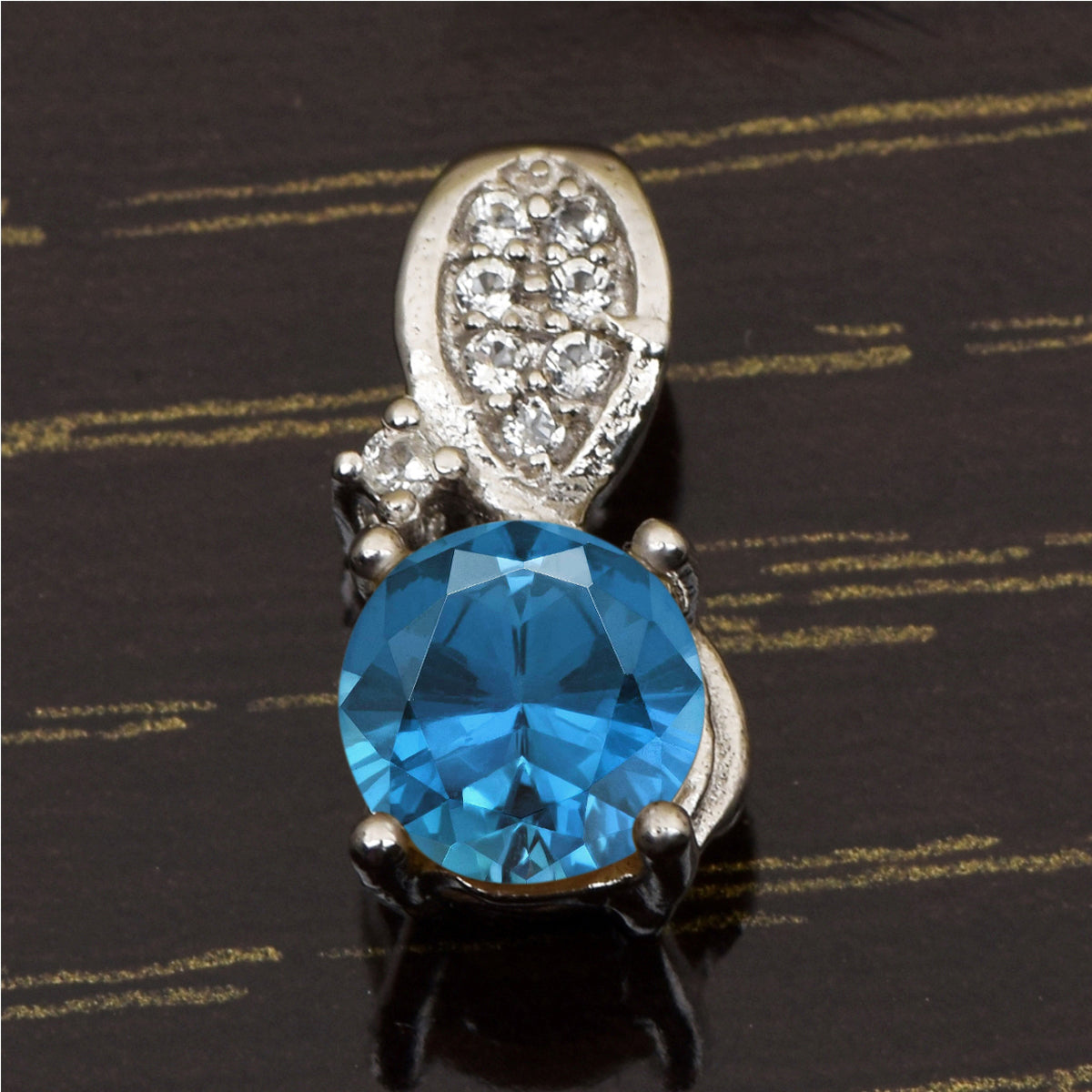 Art Deco Multi Choice Gemstone Pendant