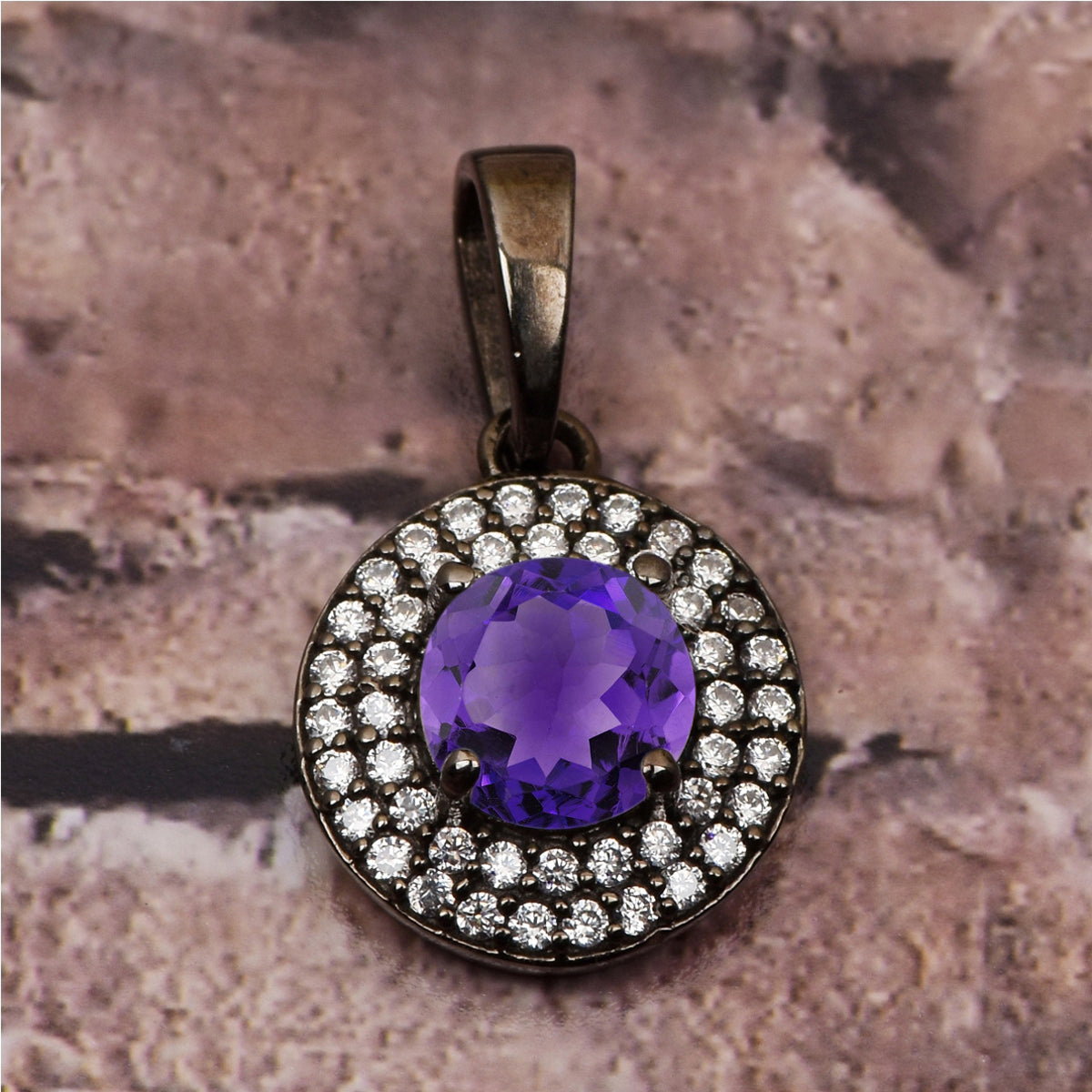 Round Disc Multi Choice Gemstone Pendant