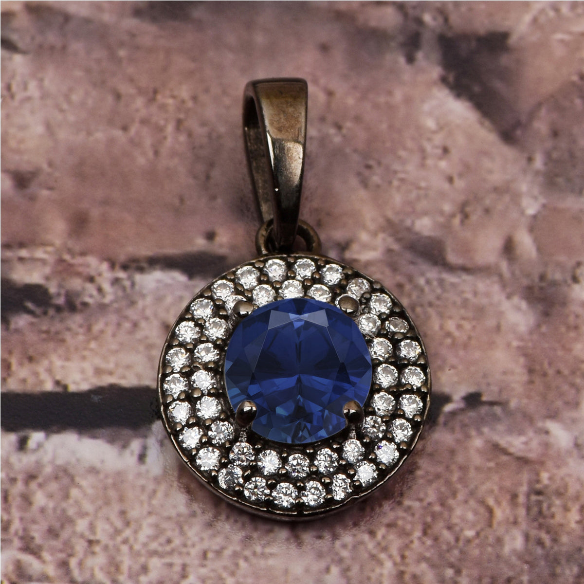 Round Disc Multi Choice Gemstone Pendant