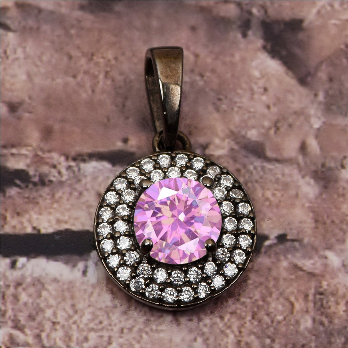Round Disc Multi Choice Gemstone Pendant
