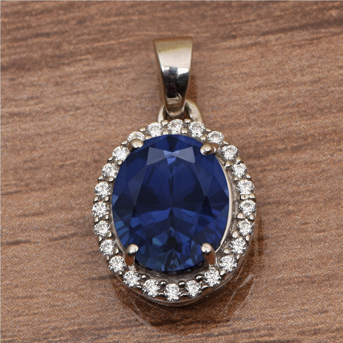 Oval Shape Solitaire Multi Choice Gemstone Pendant
