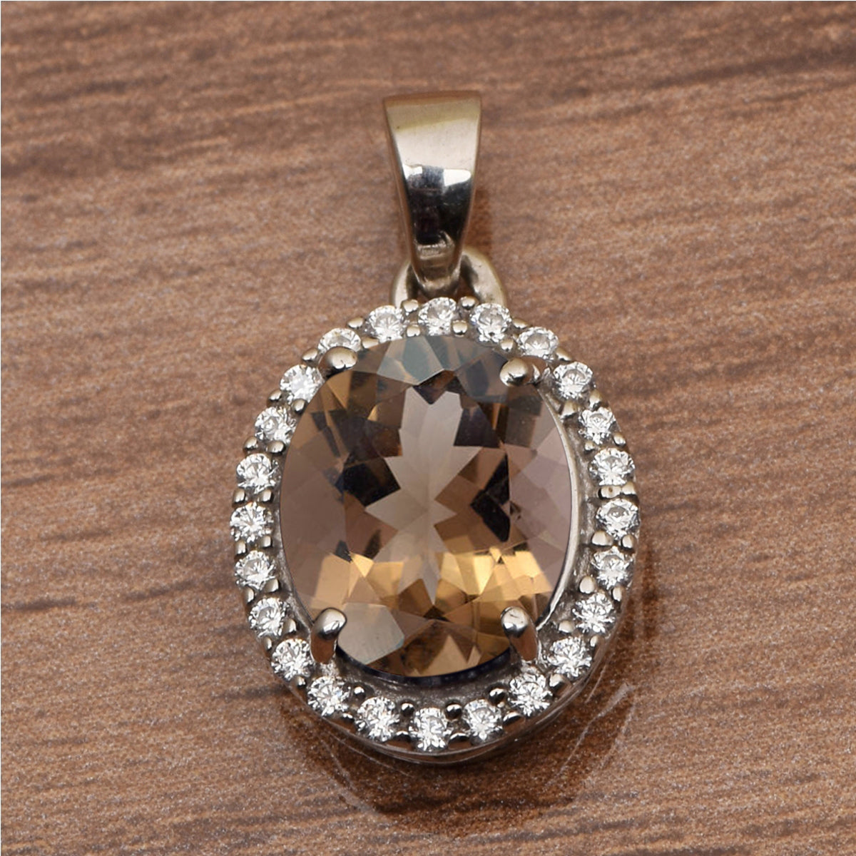 Oval Shape Solitaire Multi Choice Gemstone Pendant