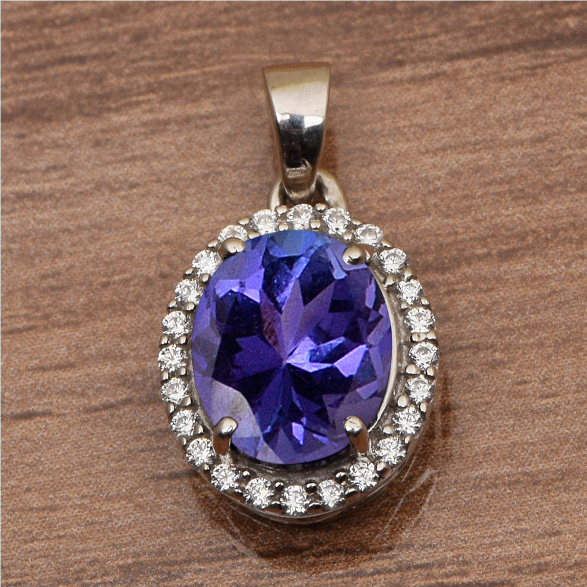 Oval Shape Solitaire Multi Choice Gemstone Pendant