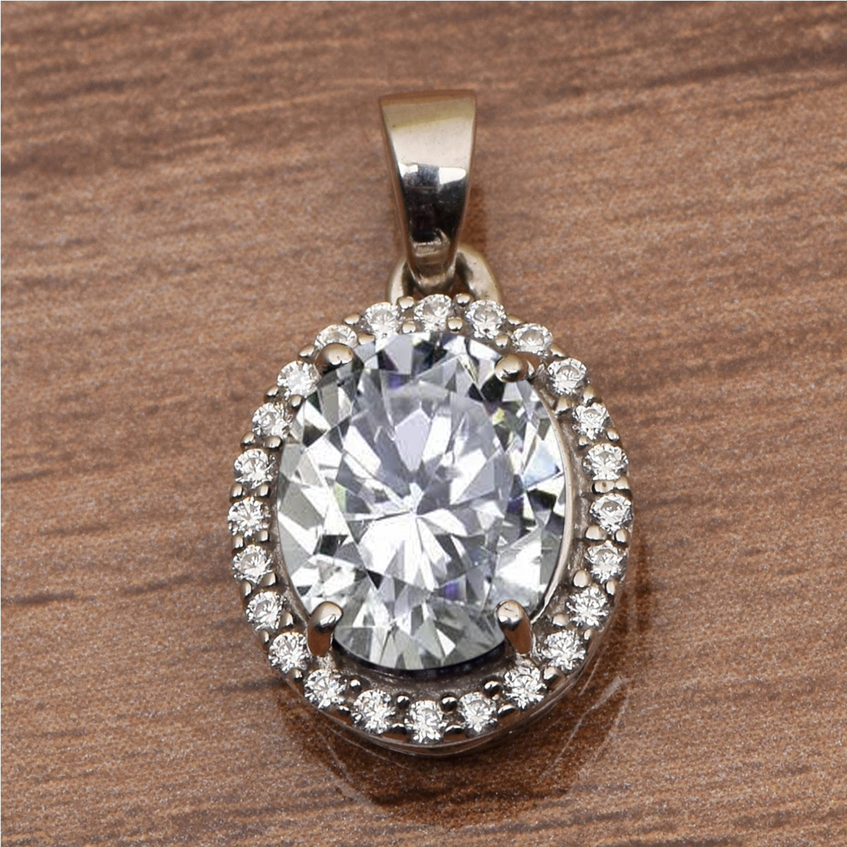 Oval Shape Solitaire Multi Choice Gemstone Pendant