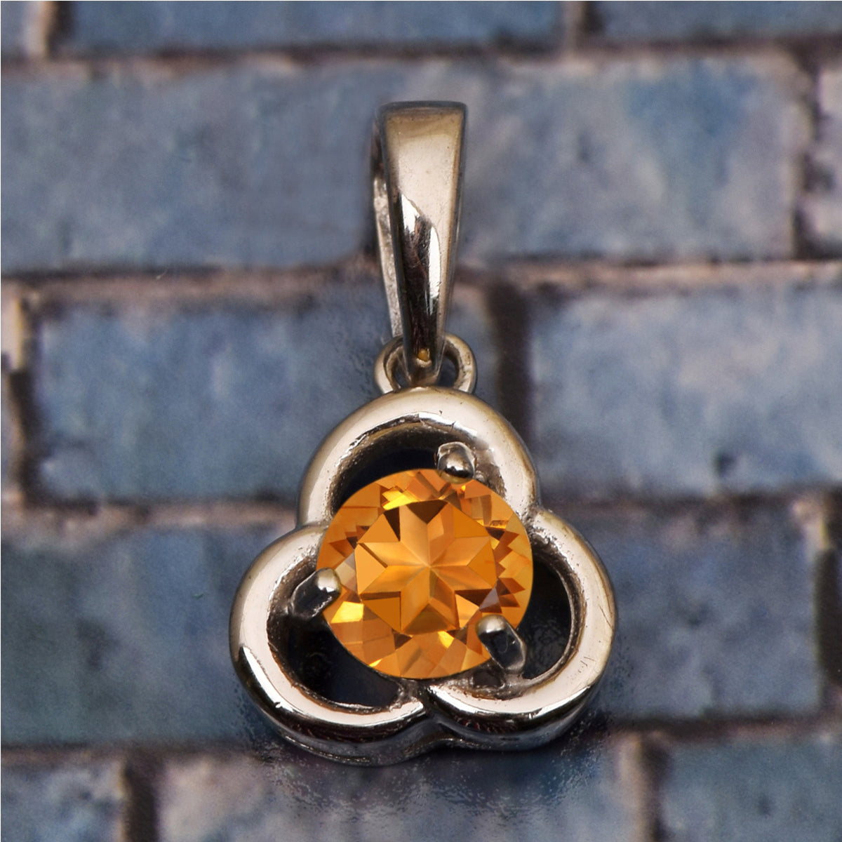 Celtic Style Multi Choice Gemstone Pendant