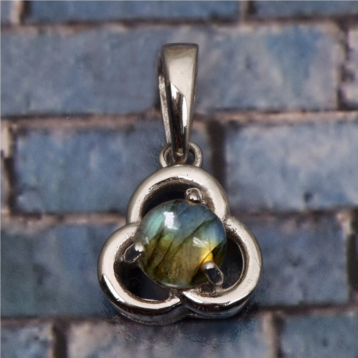 Celtic Style Multi Choice Gemstone Pendant