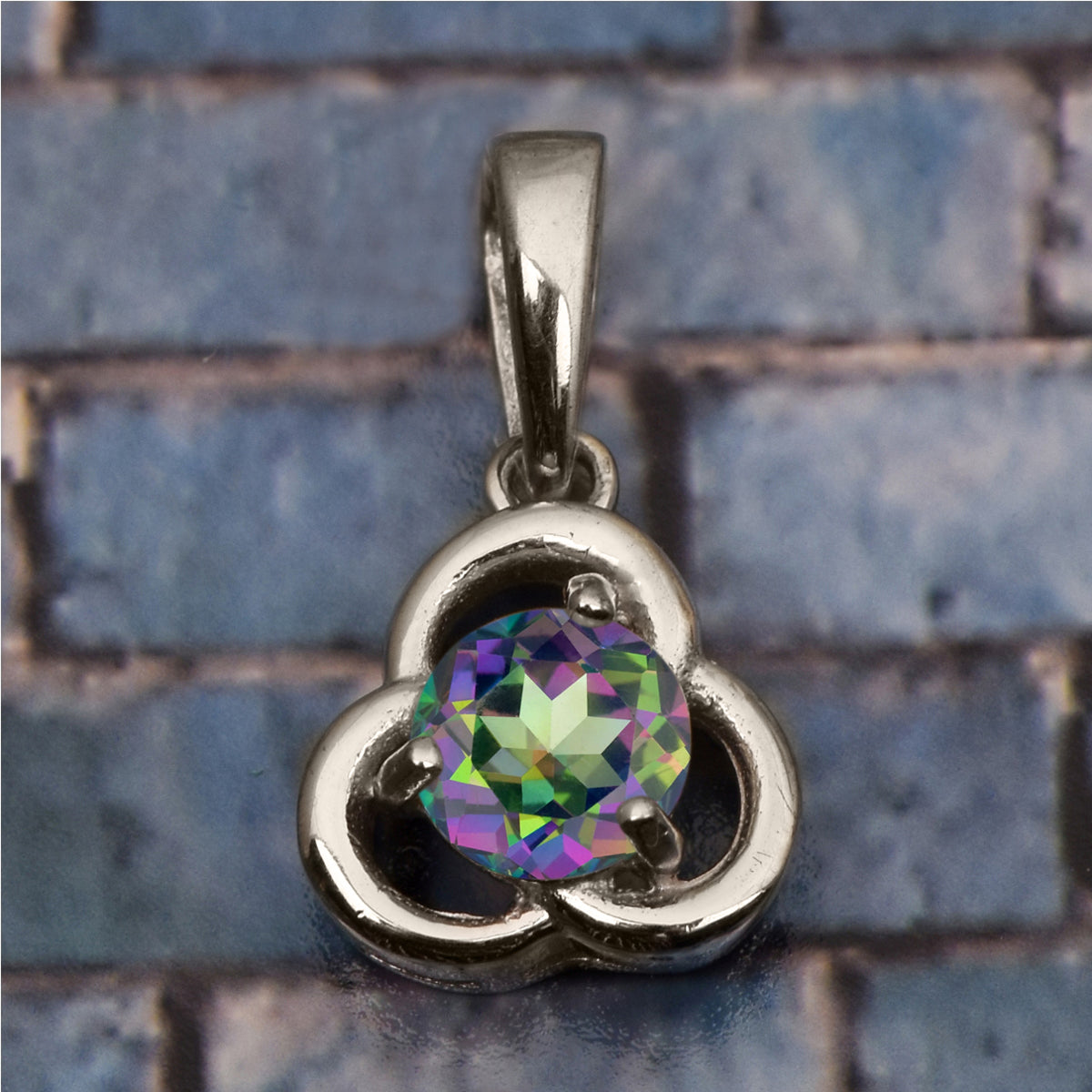 Celtic Style Multi Choice Gemstone Pendant