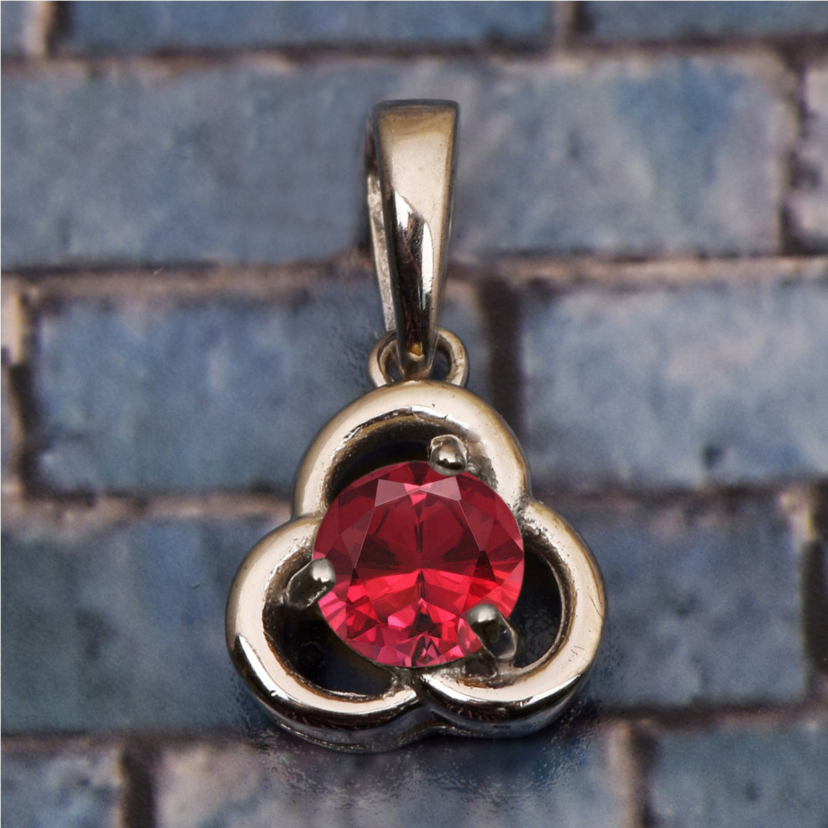 Celtic Style Multi Choice Gemstone Pendant