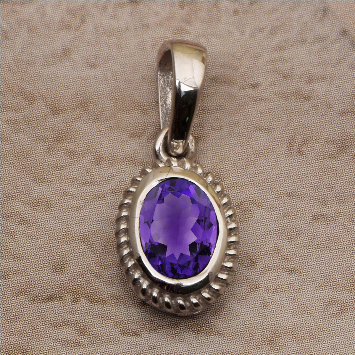 Oval Braided Style Multi Choice Gemstone Pendant