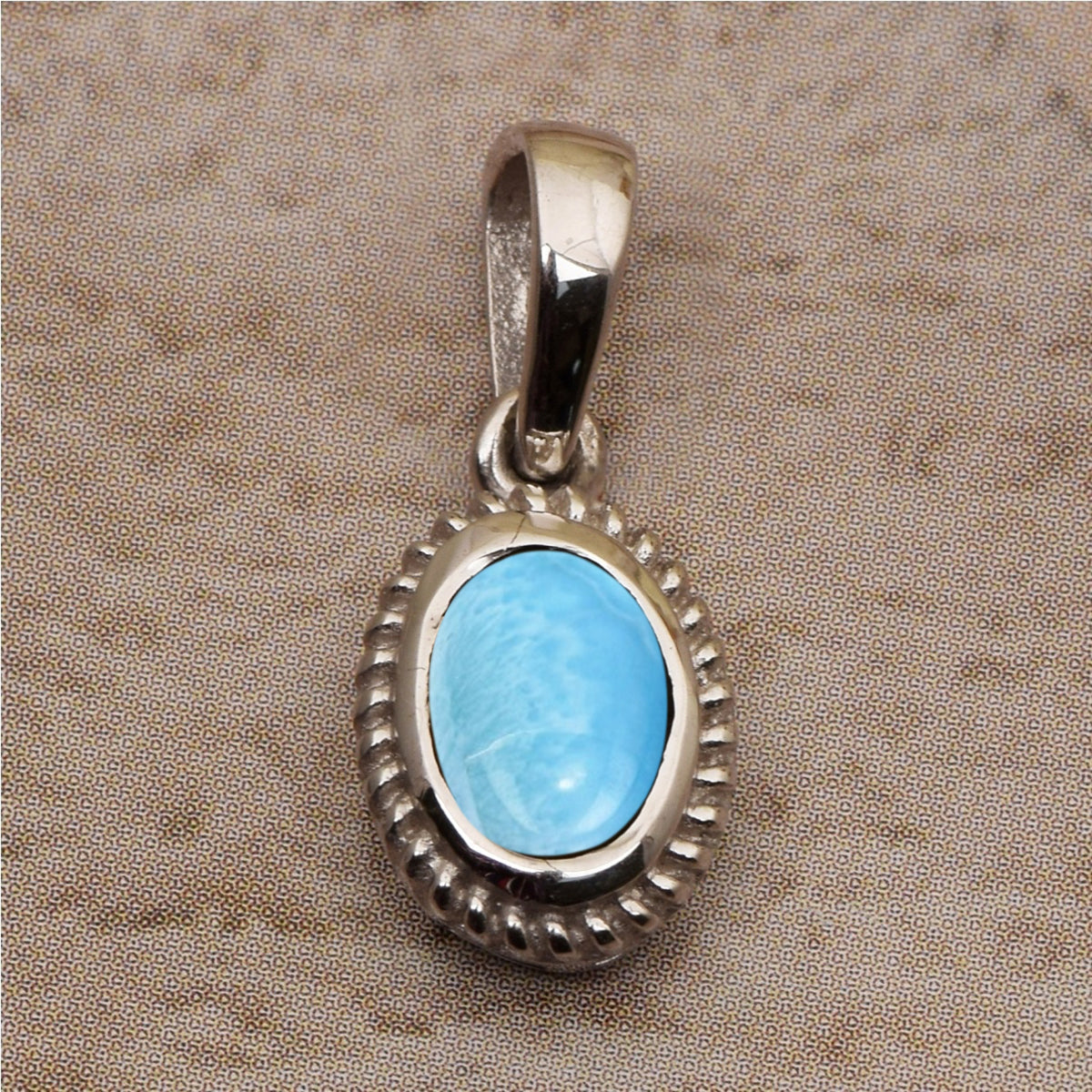 Oval Braided Style Multi Choice Gemstone Pendant