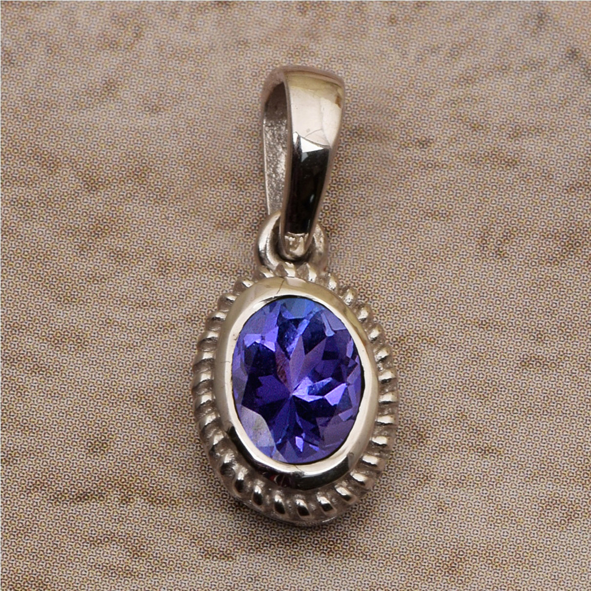 Oval Braided Style Multi Choice Gemstone Pendant