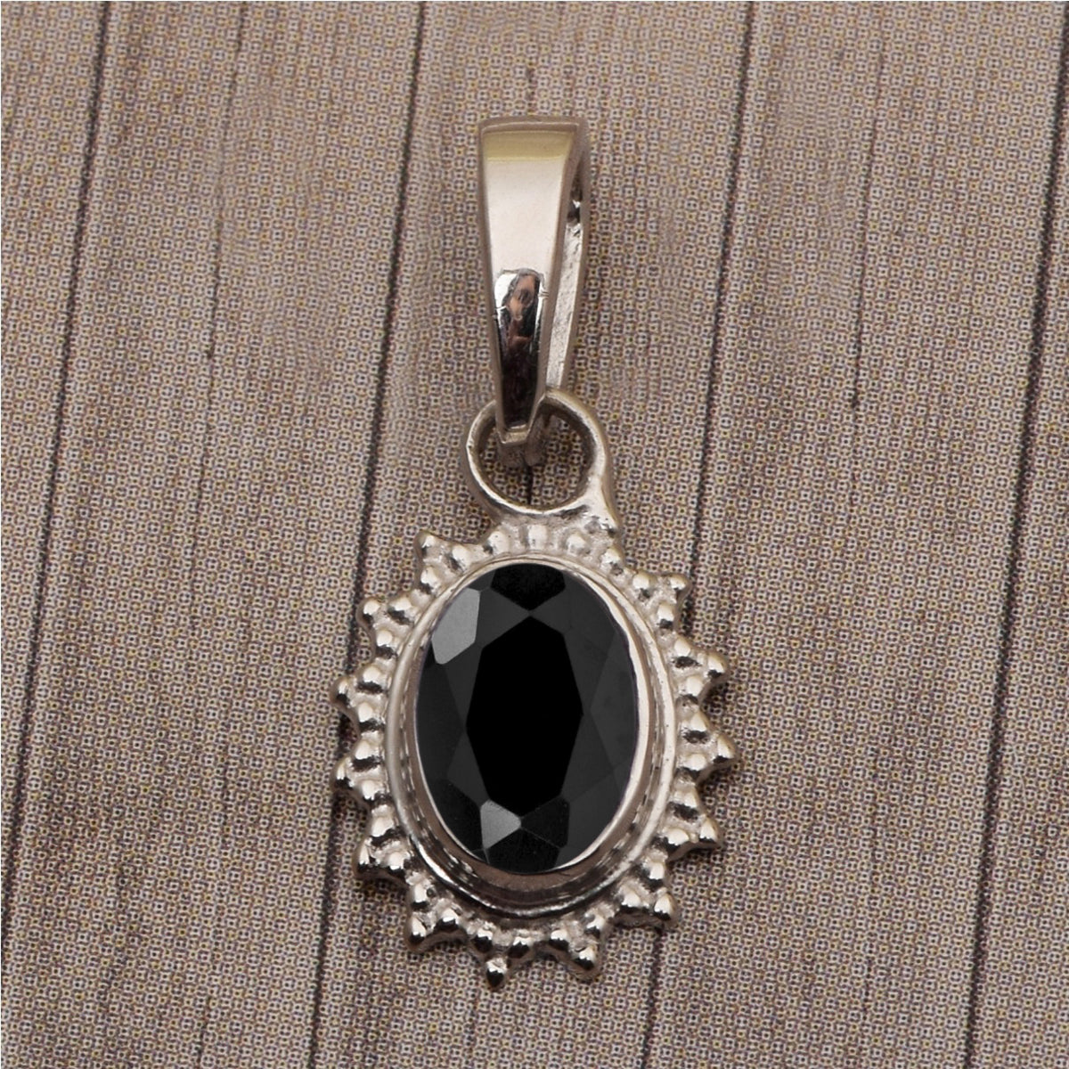 Solitaire Oval Cut Multi Choice Gemstone Pendant