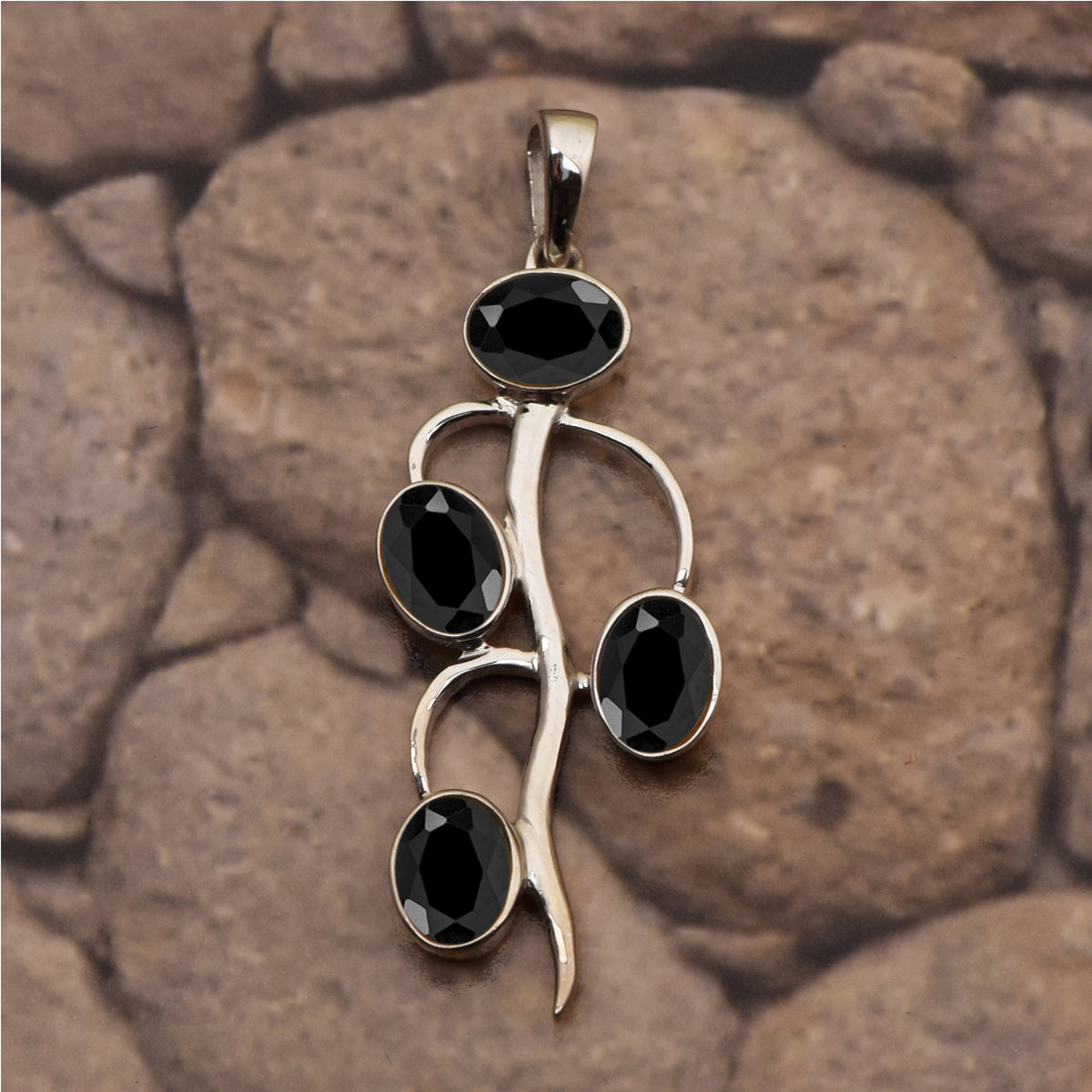 Vintage Style Multi Choice Gemstone Pendant
