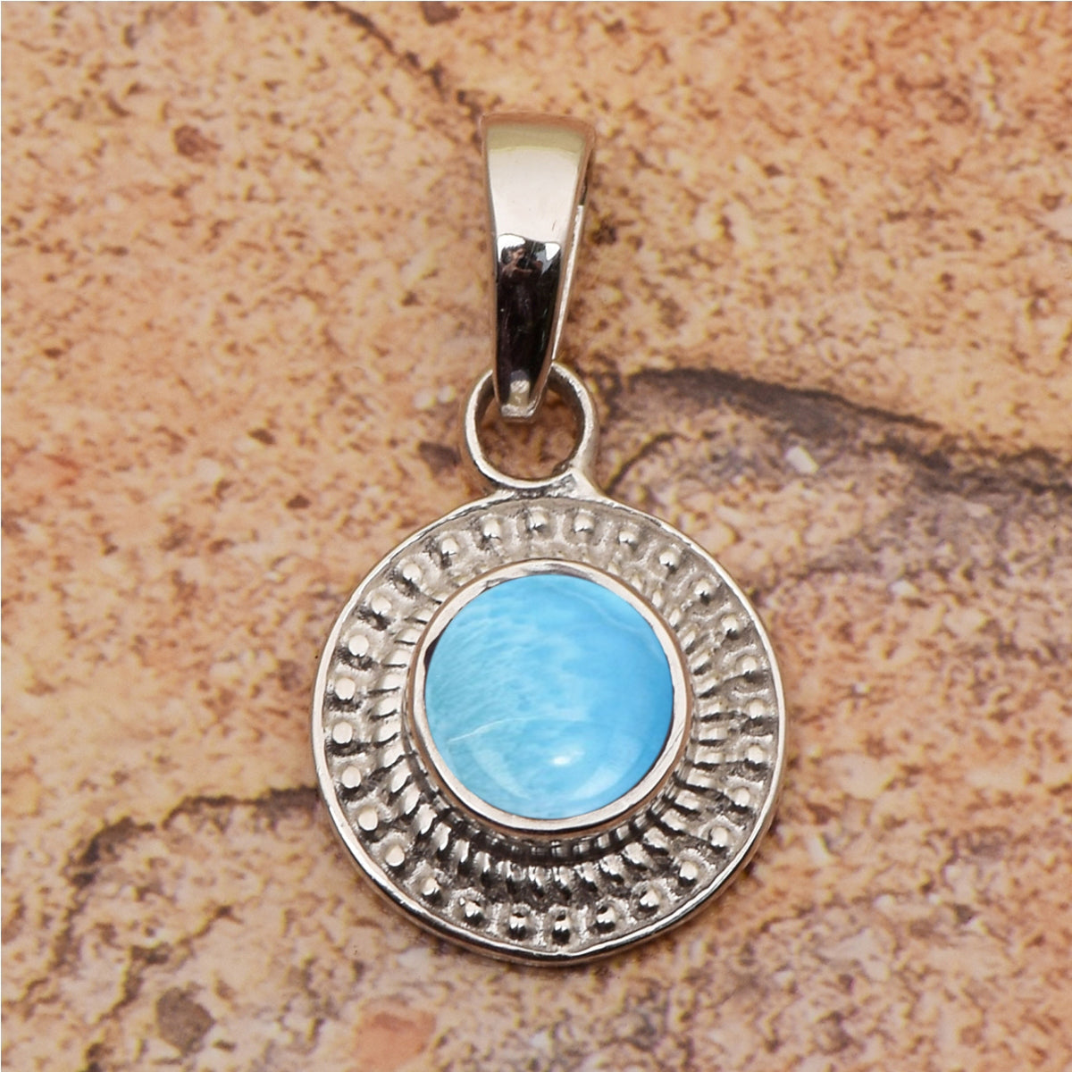 Round Celtic Design Multi Choice Gemstone Pendant