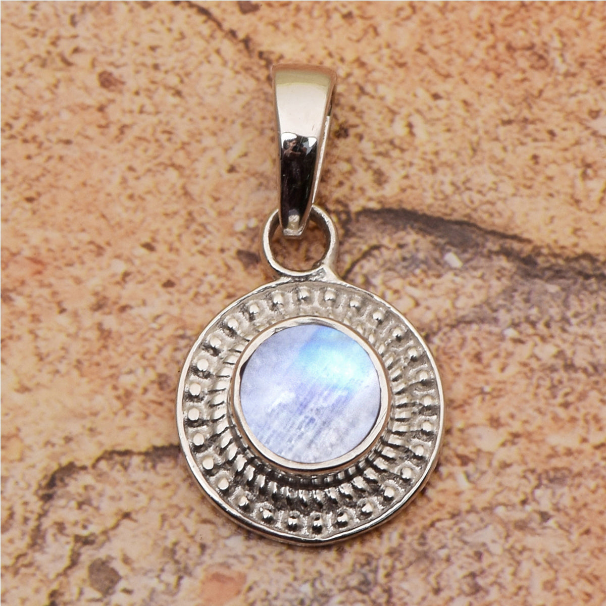 Round Celtic Design Multi Choice Gemstone Pendant