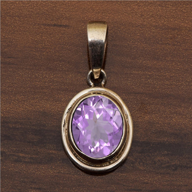 Oval Bezel Set Multi Choice Gemstone Pendant