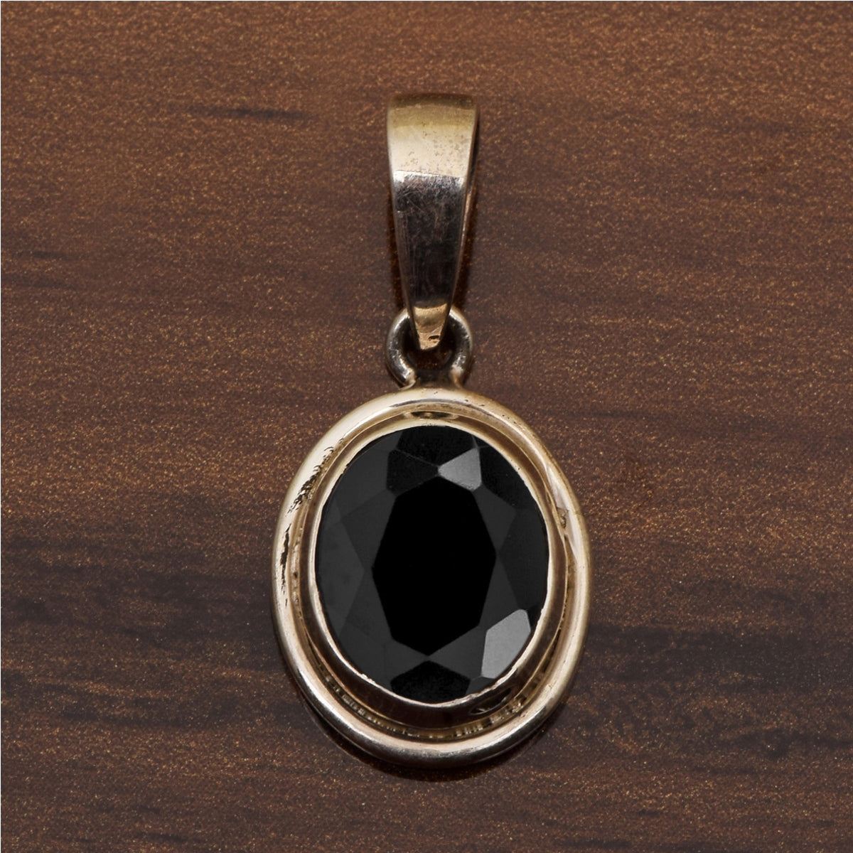 Oval Bezel Set Multi Choice Gemstone Pendant