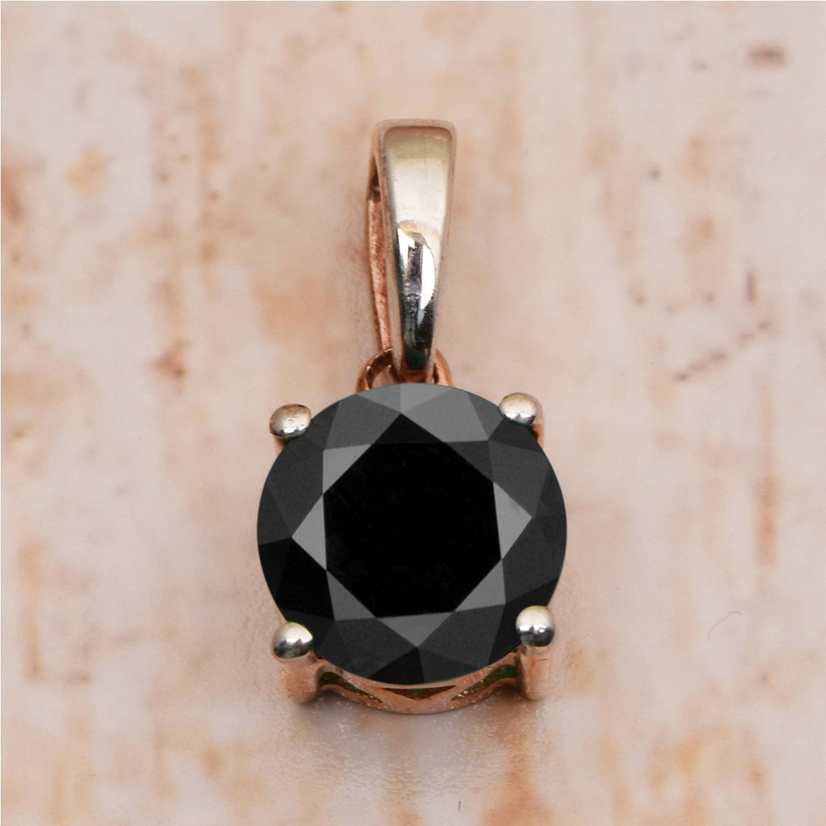 Solitaire Round Cut Multi Choice Gemstone Pendant