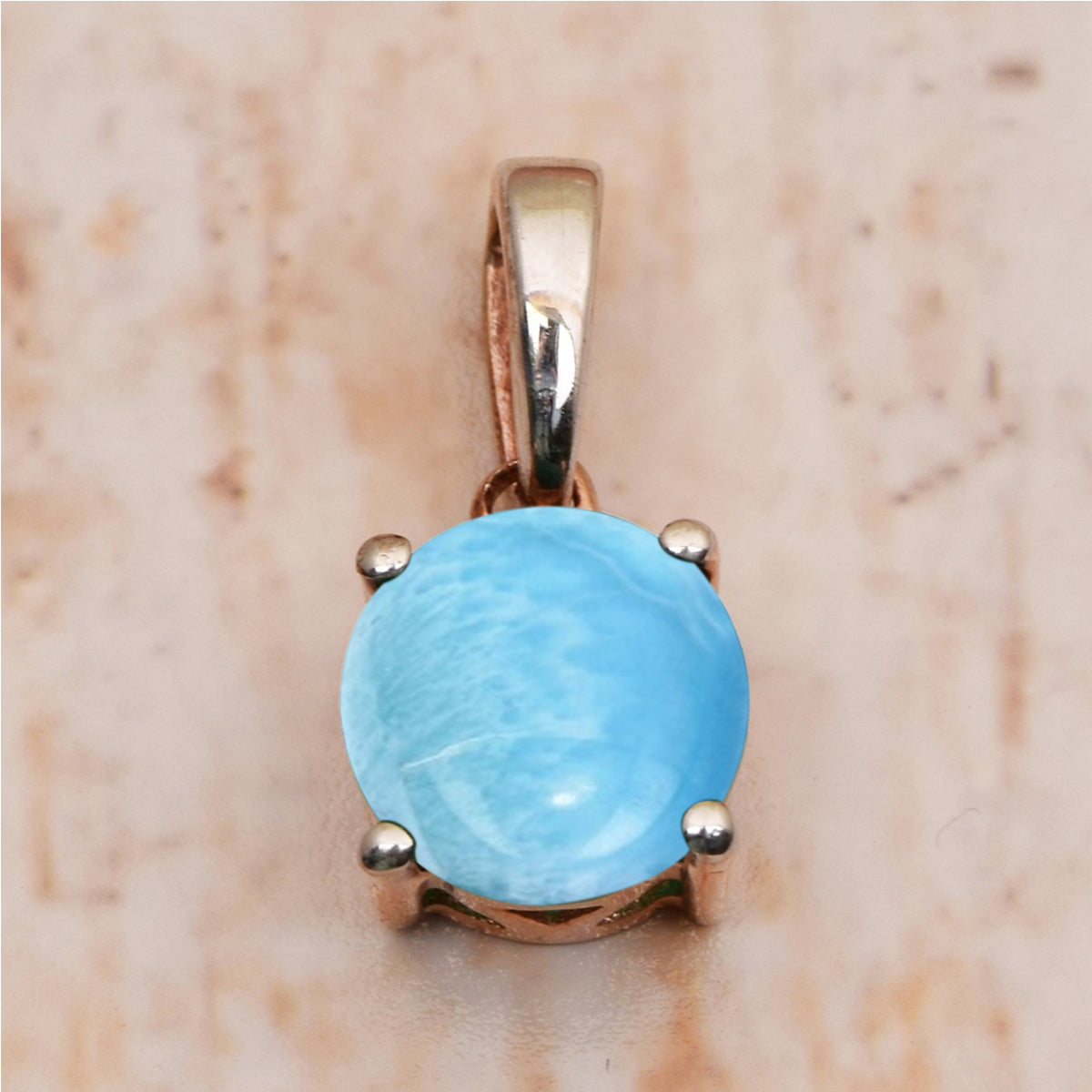 Solitaire Round Cut Multi Choice Gemstone Pendant