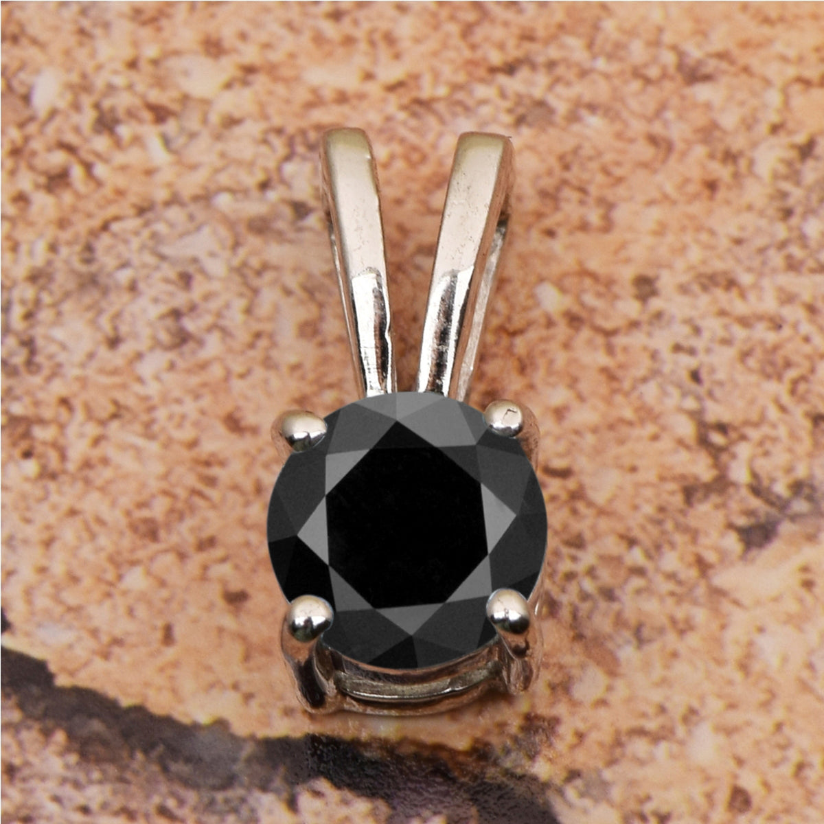 Tiny Round Cut Multi Choice Gemstone Pendant