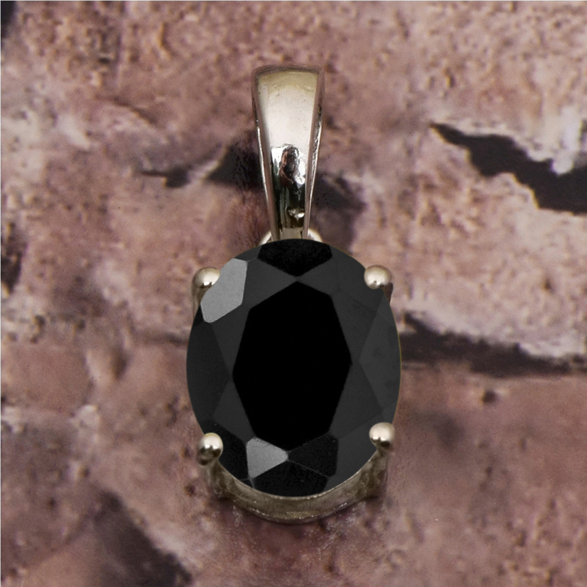 Solitaire Oval Cut Multi Choice Gemstone Pendant