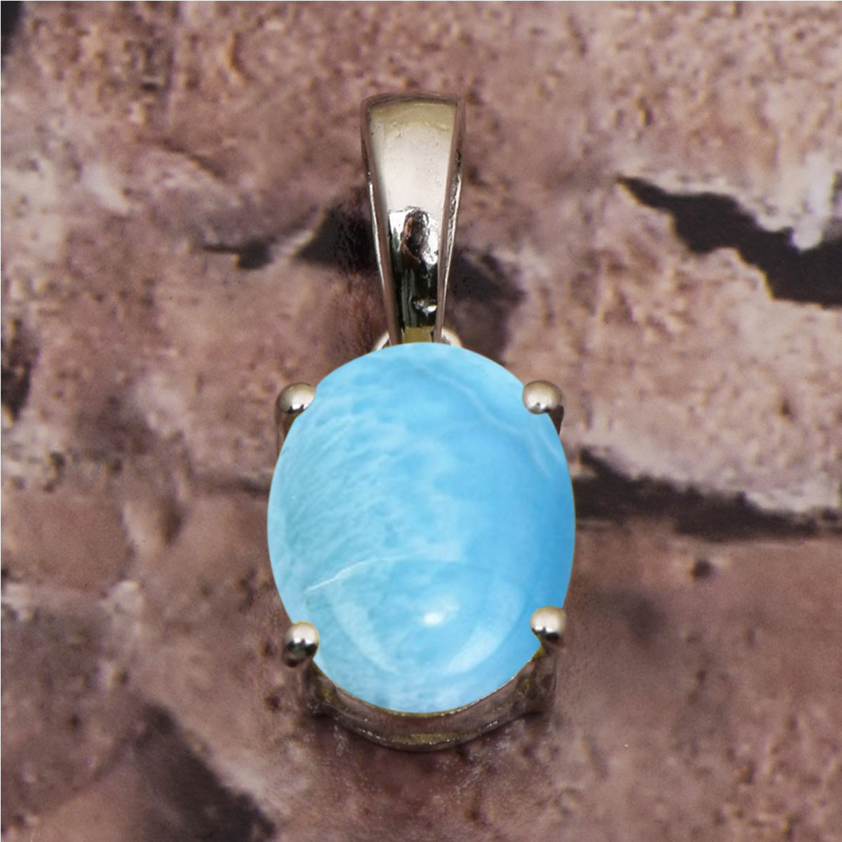 Solitaire Oval Cut Multi Choice Gemstone Pendant