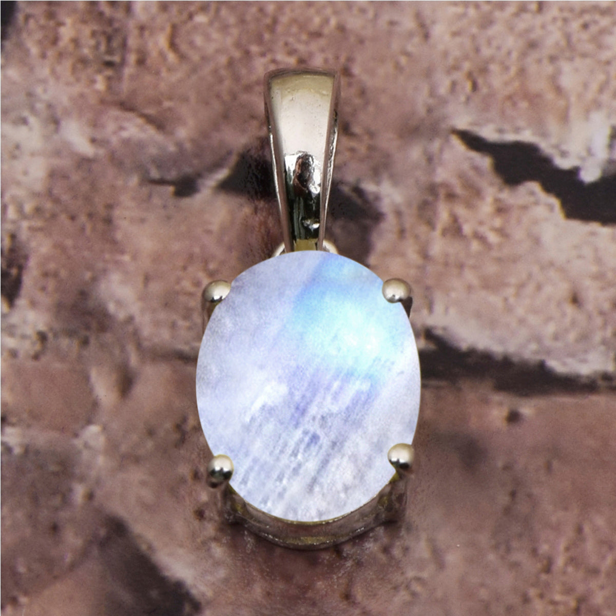 Solitaire Oval Cut Multi Choice Gemstone Pendant