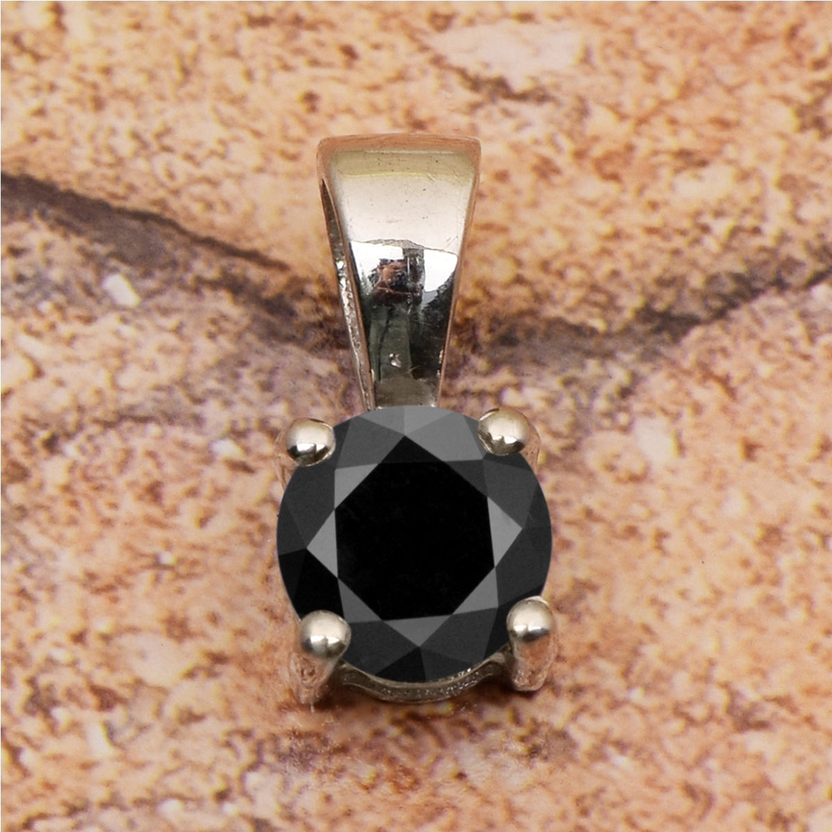 Tiny Round Cut Multi Choice Gemstone Pendant