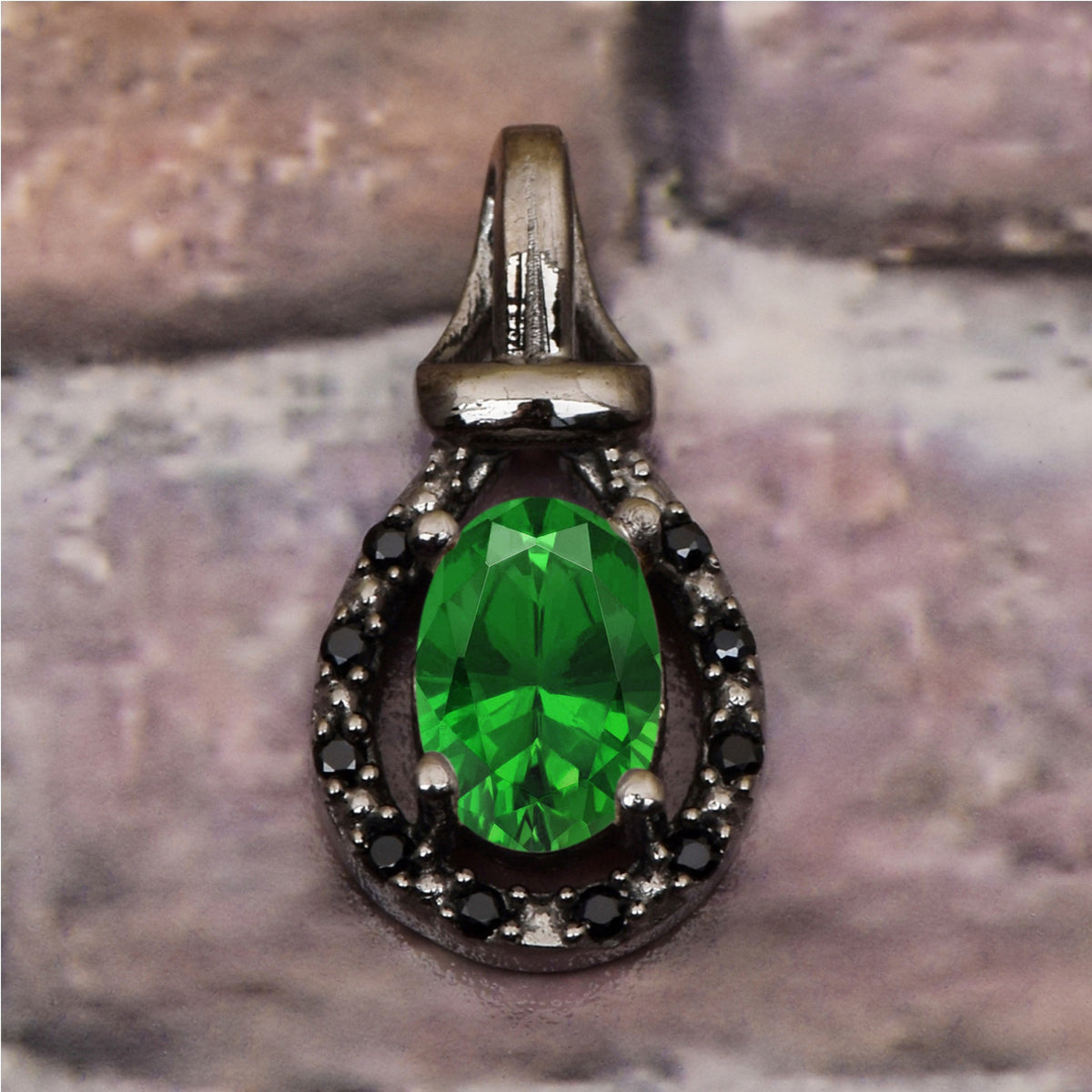 Art Noveu Multi Choice Gemstone Pendant